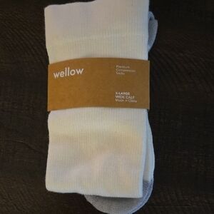 White Premium Compression Socks